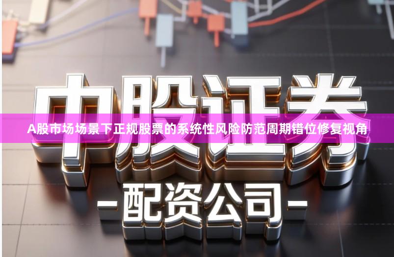 A股市场场景下正规股票的系统性风险防范周期错位修复视角