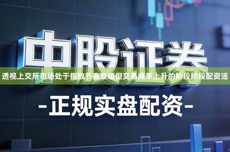 透视上交所市场处于指数节奏放缓但交易频率上升的阶段阶段配资活